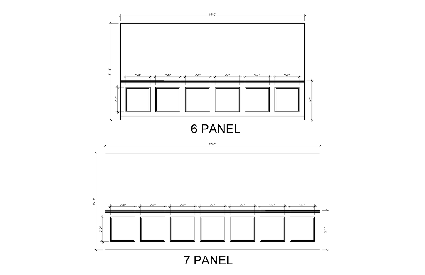 Square Panel Wainscoting Kit — Pre-Cut, Self-Adhering Half Wall Molding