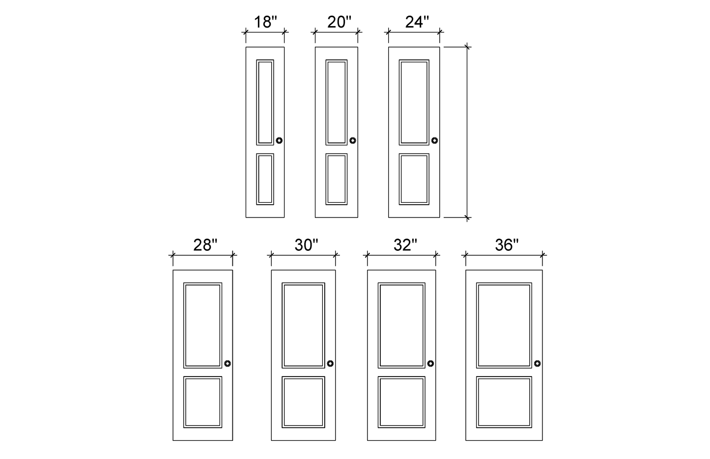 Door Molding Kit — 2-Tier Pre-Cut, Self-Adhering Wainscoting Trim
