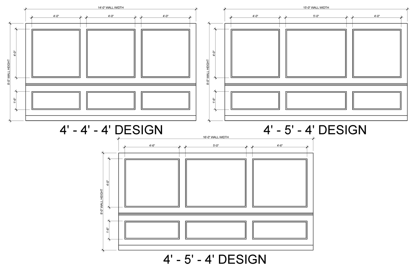 Wall Molding with Chair Rail Kit — Pre-cut, Self-Adhering Picture Frame Wall Trim