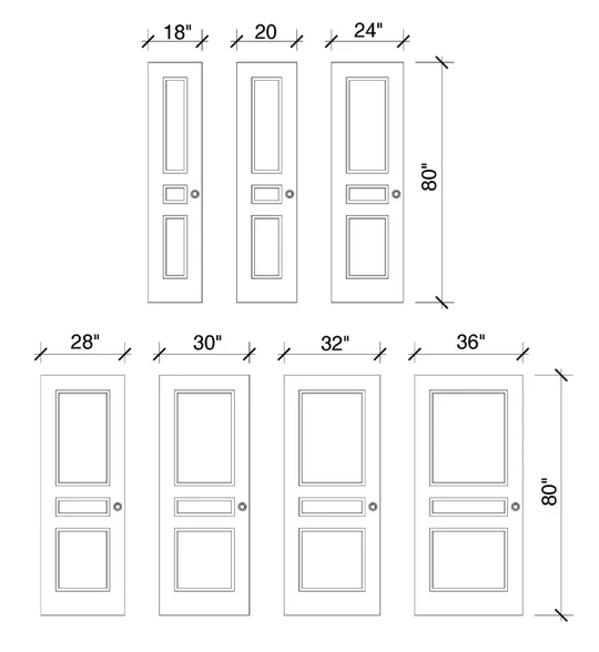 Door Molding Kit — 3-Tier Pre-Cut, Self-Adhering Wainscoting Trim
