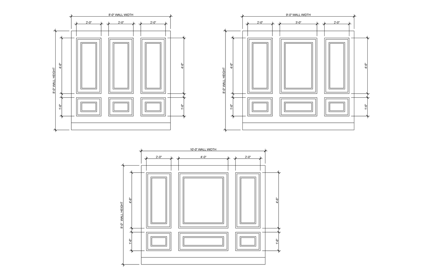 Nested Panel Wall Molding Kit — Pre-Cut, Self-Adhering Picture Frame Wainscoting