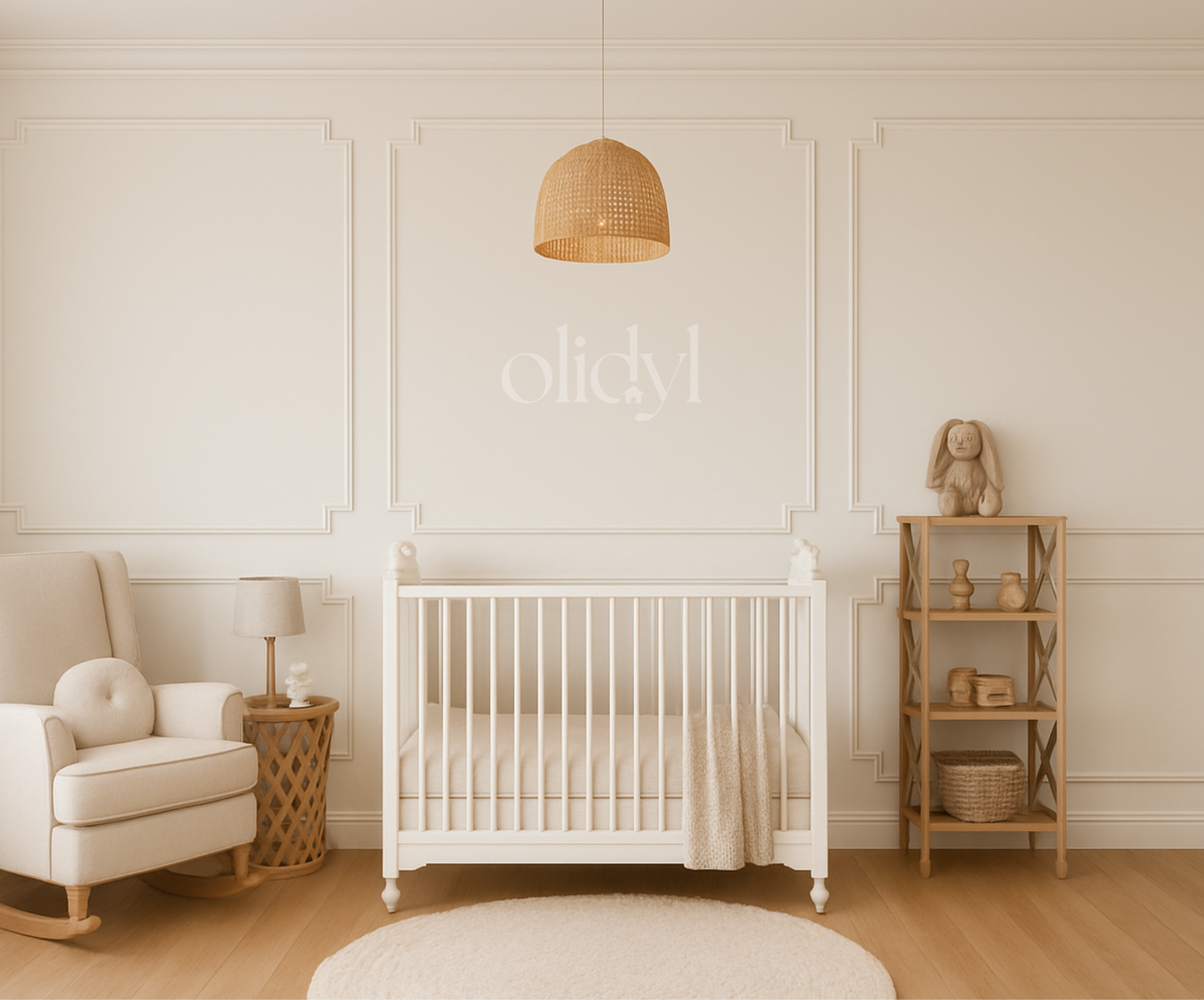 Corner Square Wall Molding Kit — Pre-Cut, Self-Adhering Wainscoting Panels