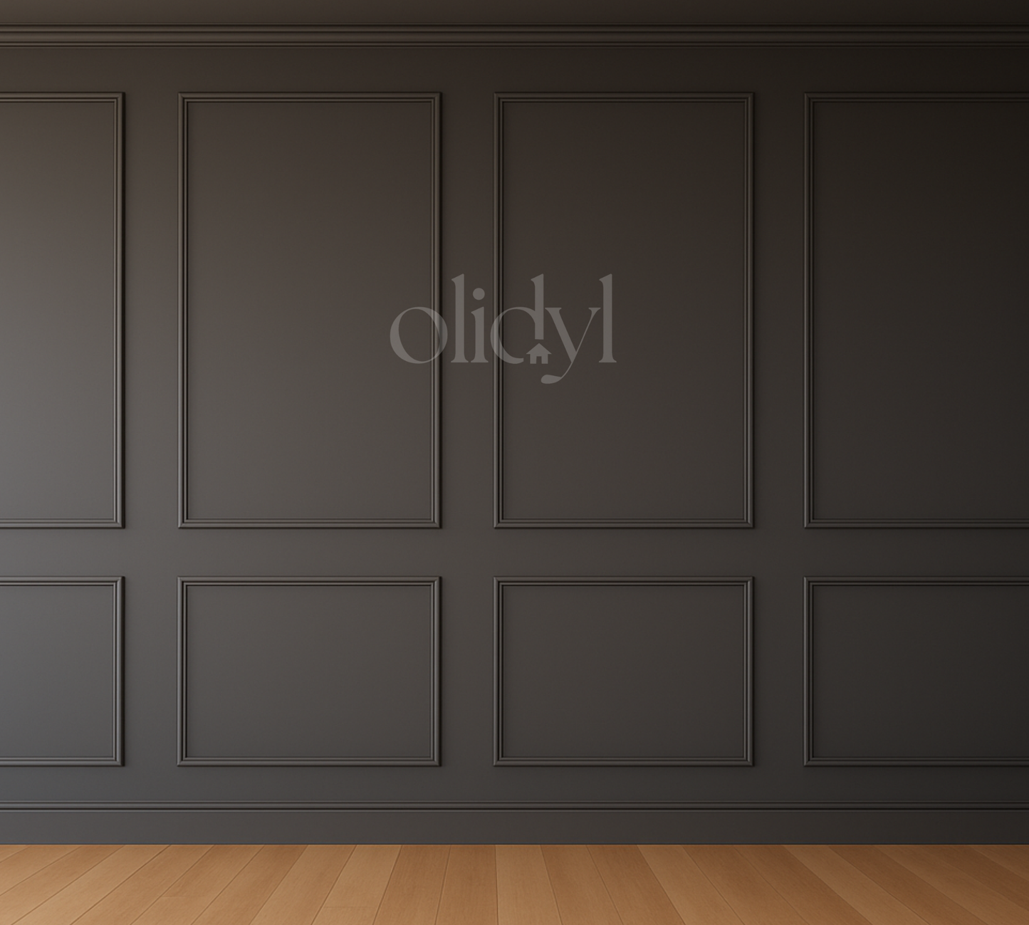 1-Panel Wall Molding Kit — Pre-Cut, Self-Adhering Picture Frame Wainscoting