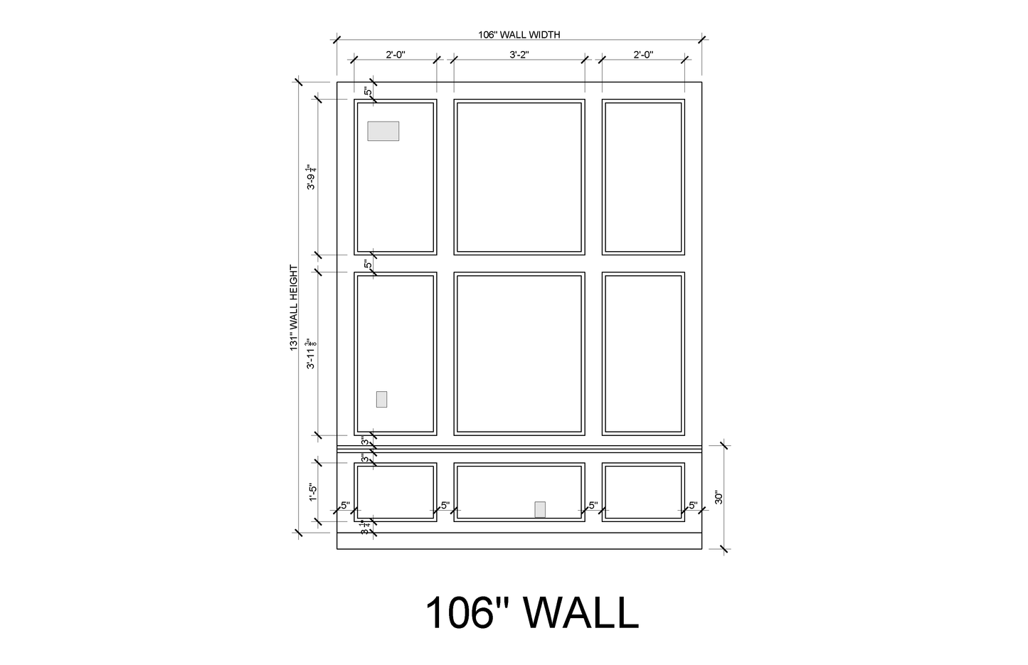 Wall Molding Kit — Custom for Magen