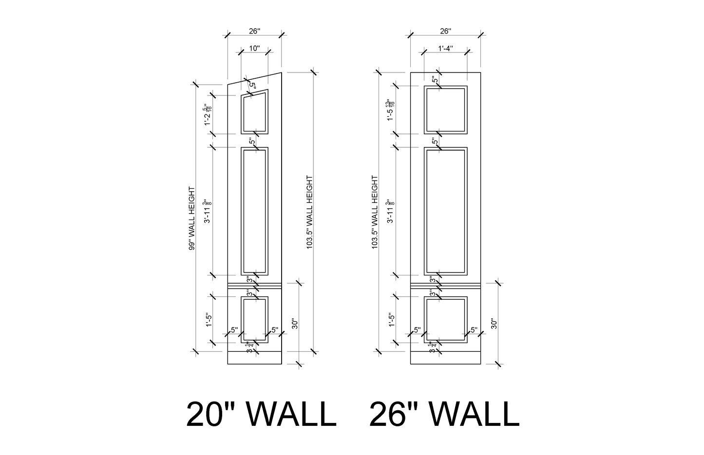 Wall Molding Kit — Custom for Magen