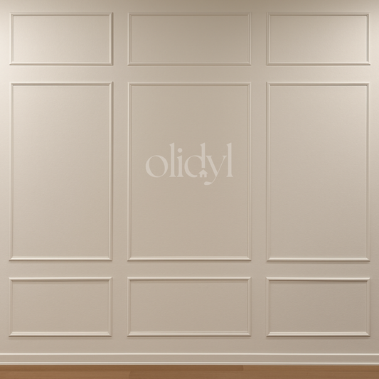 3-Tier Wall Molding Kit — Pre-Cut, Self-Adhering Picture Frame Wainscoting Panels