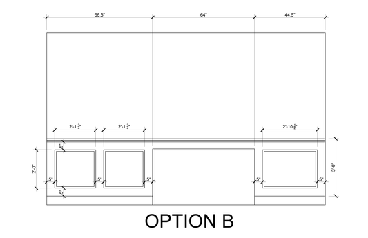 Rectangular Panel Wainscoting Kit — Pre-Cut, Self-Adhering Half-Wall Molding - Custom for Daniel
