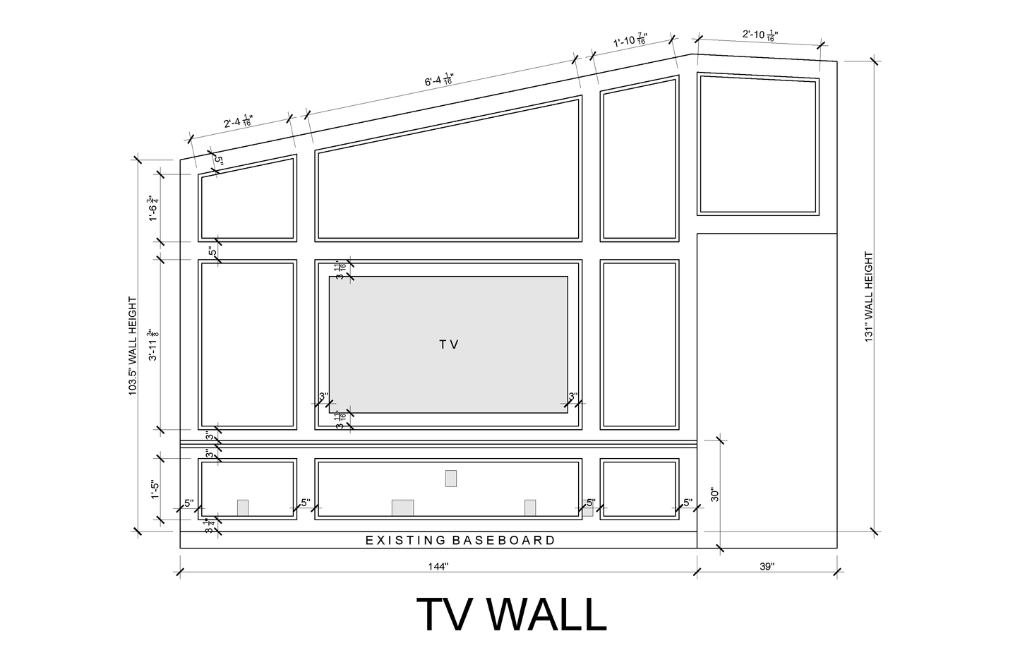 Wall Molding Kit — Custom for Magen
