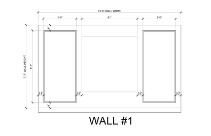 Tall Panel Wall Molding Kit — Pre-Cut, Self-Adhering Elongated Wall Trim - Custom for Stephen