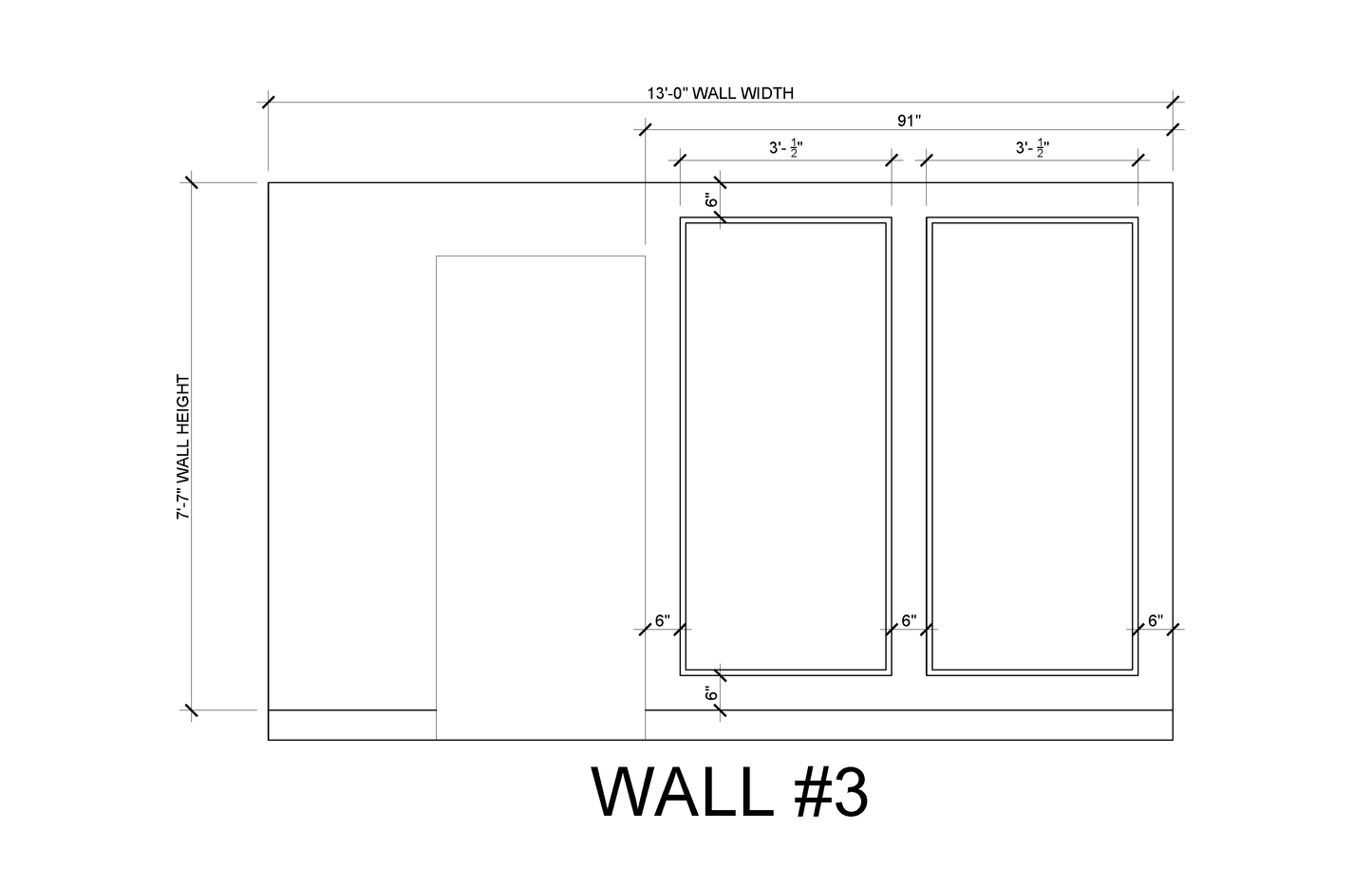 Tall Panel Wall Molding Kit — Pre-Cut, Self-Adhering Elongated Wall Trim - Custom for Stephen