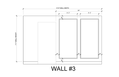 Tall Panel Wall Molding Kit — Pre-Cut, Self-Adhering Elongated Wall Trim - Custom for Stephen