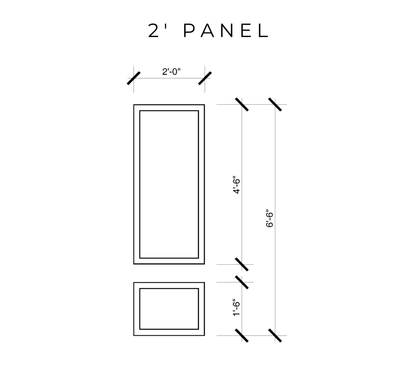 1-Panel Wall Molding Kit — Pre-Cut, Self-Adhering Picture Frame Wainscoting