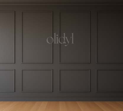 1-Panel Wall Molding Kit — Pre-Cut, Self-Adhering Picture Frame Wainscoting